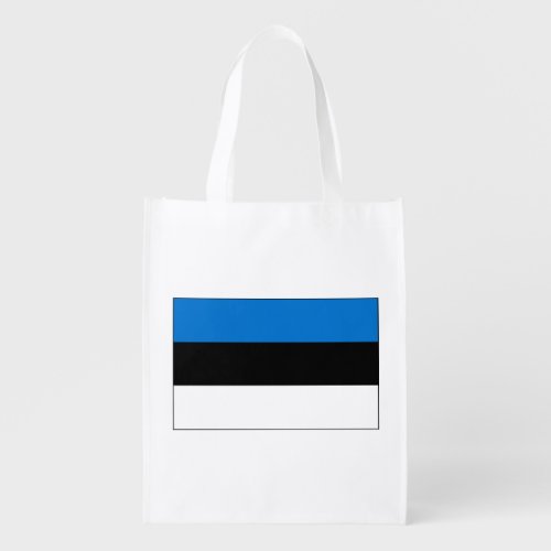 Estonia Flag Grocery Bag