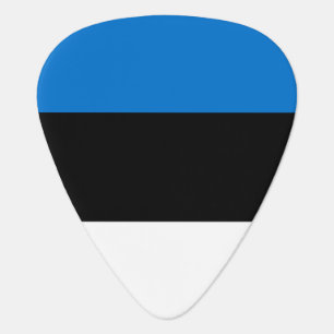 Estonia flag guitar pick