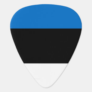 Estonia flag guitar pick