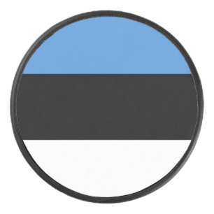 Estonia Flag Hockey Puck