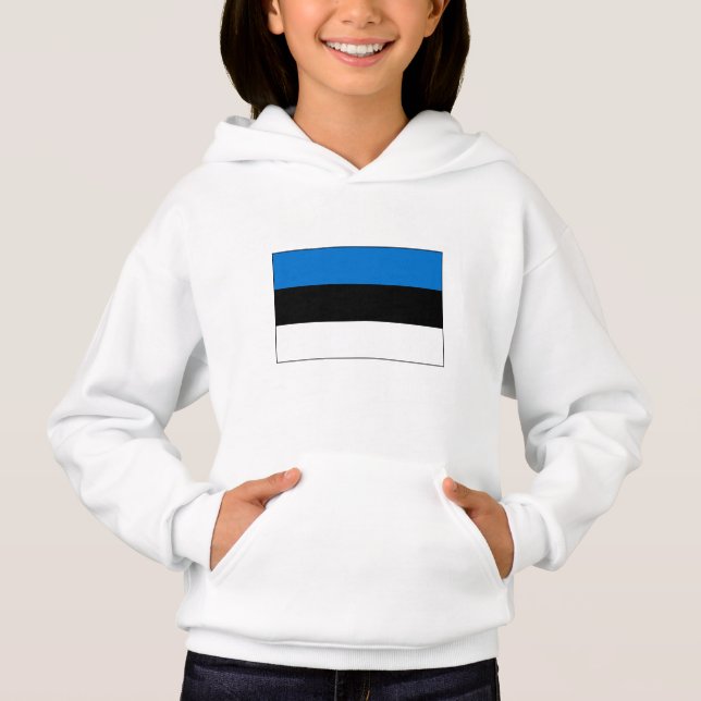 Estonia Flag Hoodie (Front)