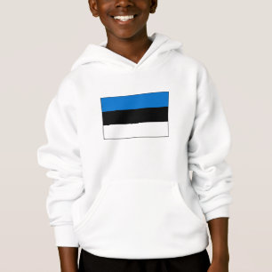 Estonia Flag Hoodie