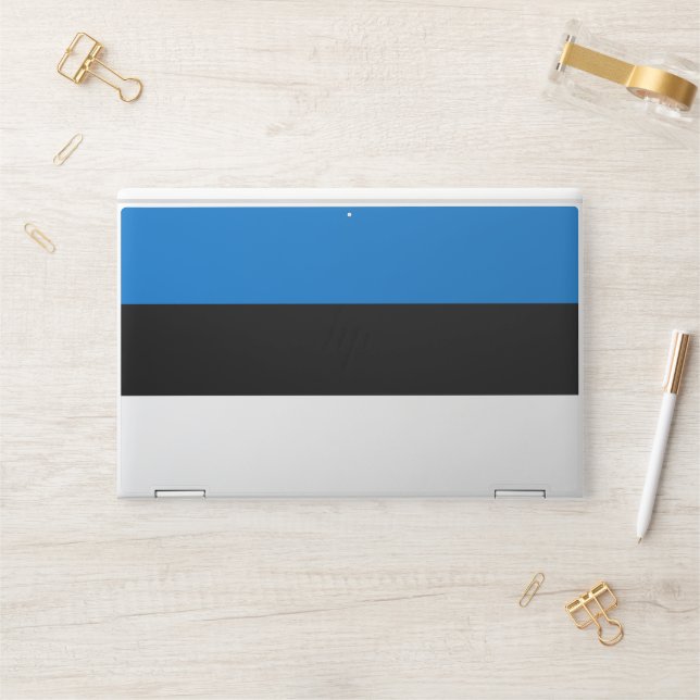 Estonia flag HP laptop skin (Desk)