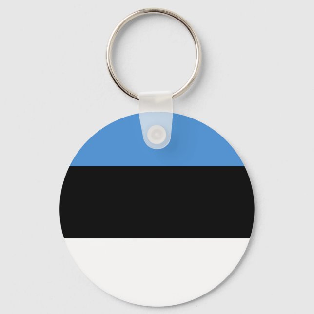 Estonia Flag Keychain (Front)