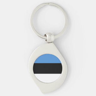 Estonia Flag Keychain
