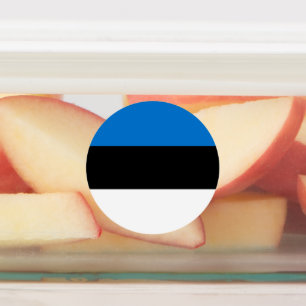 Estonia flag kids' labels