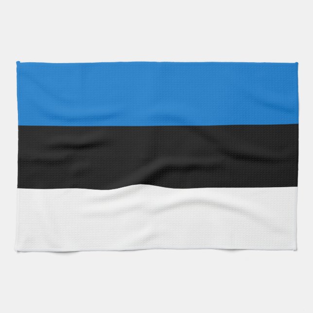 Estonia flag kitchen towel (Horizontal)