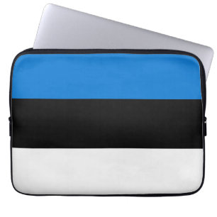 Estonia flag laptop sleeve
