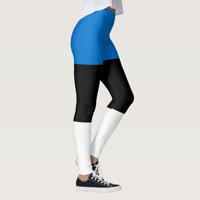 Estonia Flag Leggings (Right)