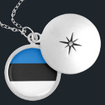 Estonia flag locket necklace<br><div class="desc">An ideal gift for all those who are patriotic of their country!</div>