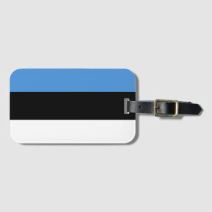 Estonia Flag Luggage Tag