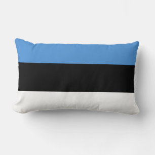 Estonia Flag Lumbar Pillow