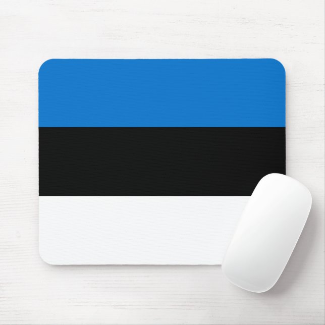 Estonia flag mouse pad (With Mouse)