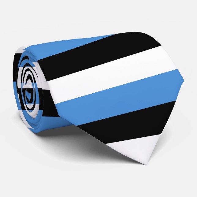 Estonia Flag Neck Tie (Rolled)