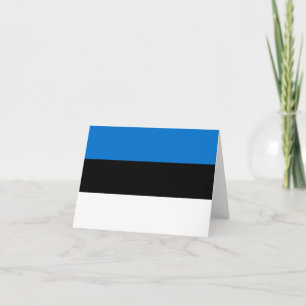 Estonia flag note card
