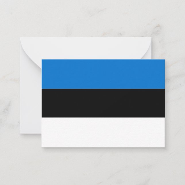 Estonia flag note card (Front)