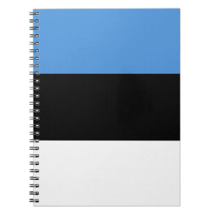 Estonia Flag Notebook