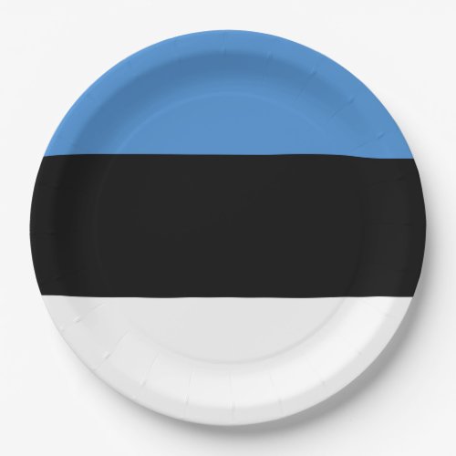 Estonia Flag Paper Plates