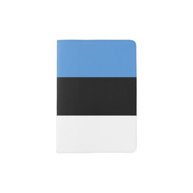 Estonia flag Passport Holder (Front)