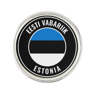 Estonia Flag Patriotic Lapel Pin
