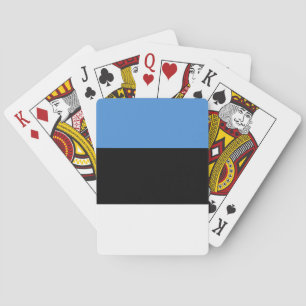Estonia Flag Poker Cards