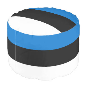 Estonia Flag Pouf