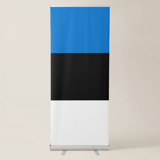 Estonia flag retractable banner (Front)