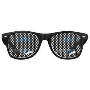 Estonia flag retro sunglasses