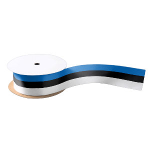 Estonia Flag Satin Ribbon
