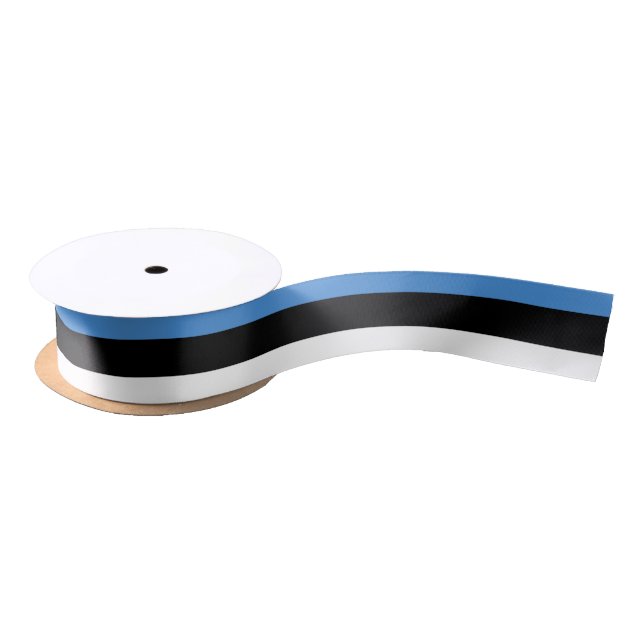 Estonia Flag Satin Ribbon (Spool)