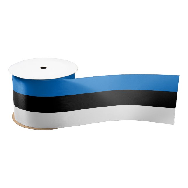 Estonia Flag Satin Ribbon (Spool)