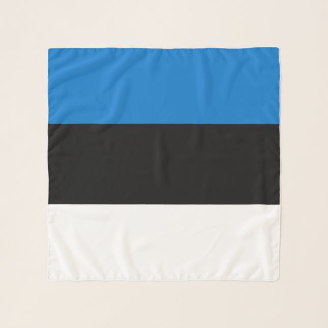 Estonia Flag Scarf (Front)