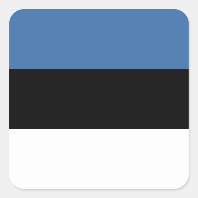 Estonia Flag Sticker (Front)