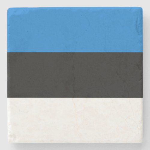Estonia Flag Stone Coaster