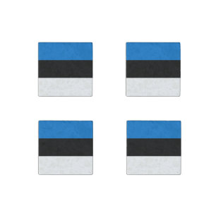 Estonia Flag Stone Magnet