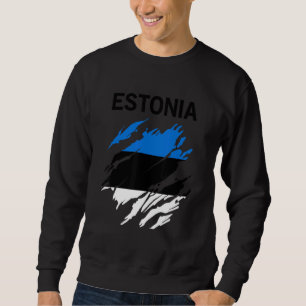 Estonia Flag Sweatshirt