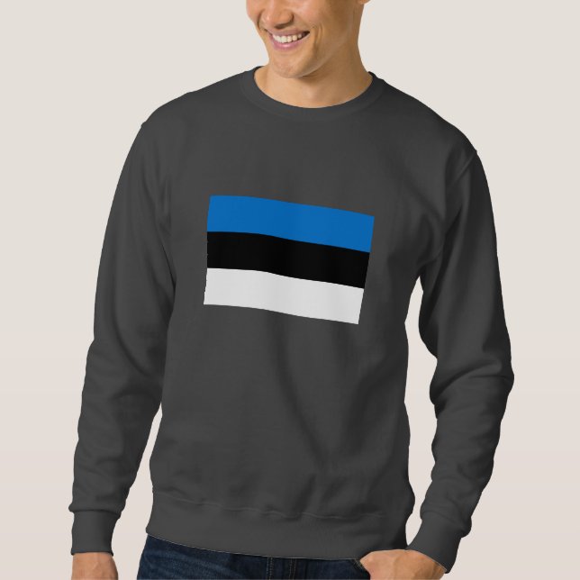 Estonia Flag Sweatshirt (Front)