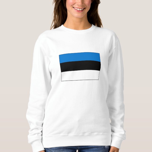 Estonia Flag Sweatshirt (Front)
