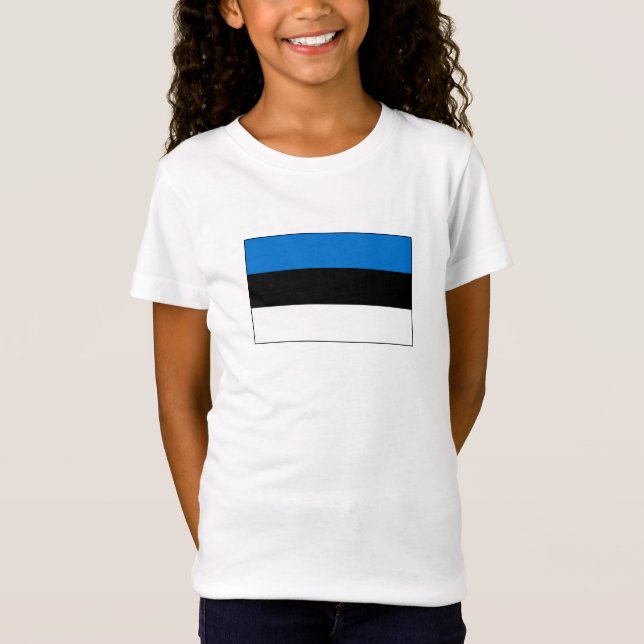 Estonia Flag T-Shirt (Front)