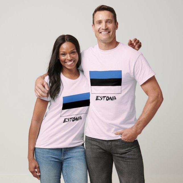 Estonia Flag T-Shirt (Unisex)