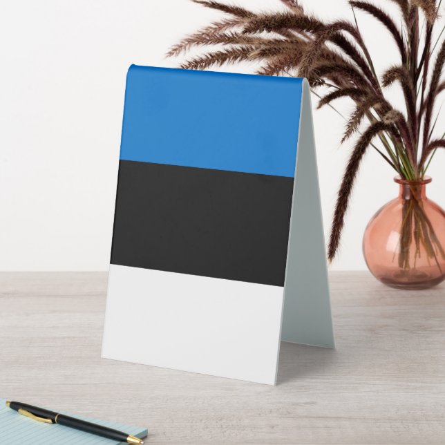 Estonia flag table tent (In SItu (Table))
