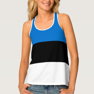 Estonia flag tank top