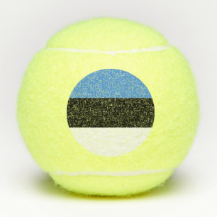 Estonia Flag Tennis Balls