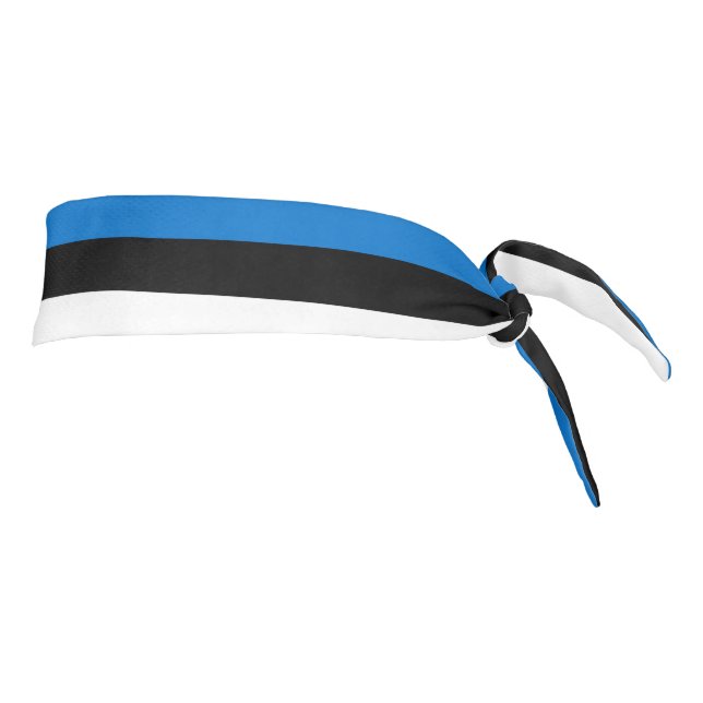 Estonia Flag Tie Headband (Rotate 90)