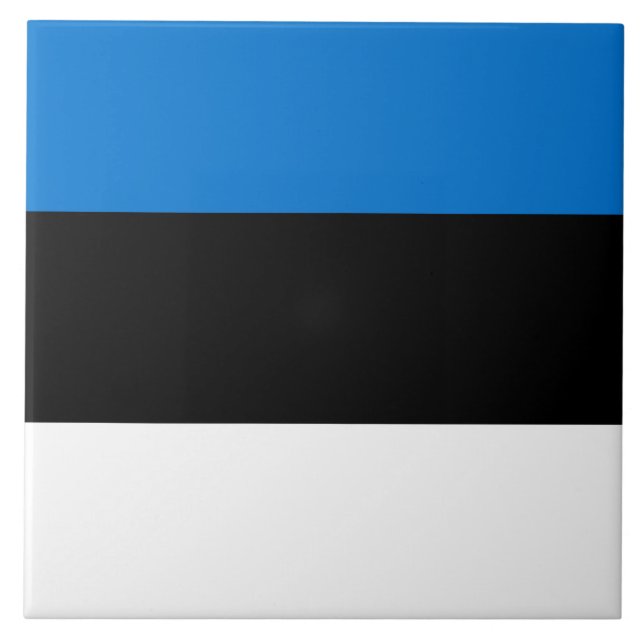 Estonia Flag Tile (Front)