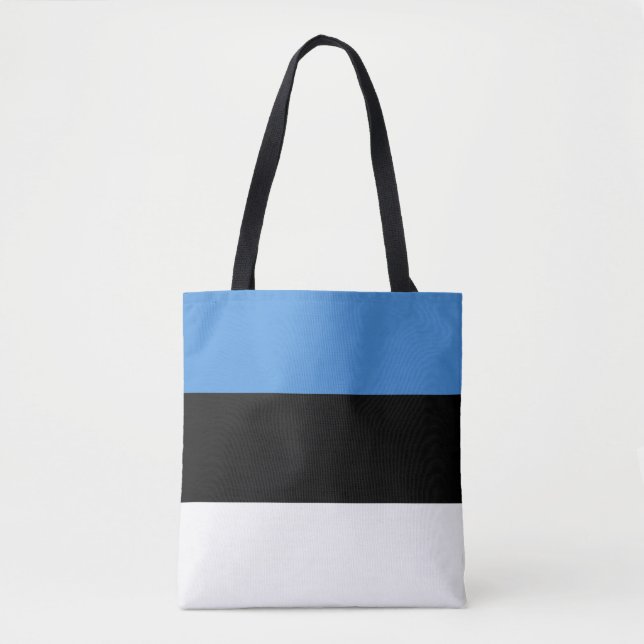 Estonia Flag Tote Bag (Front)