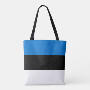 Estonia Flag Tote Bag