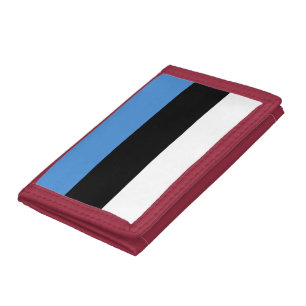 Estonia Flag Tri-fold Wallet