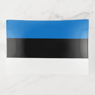 Estonia flag trinket tray