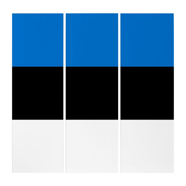 Estonia flag triptych (Front)